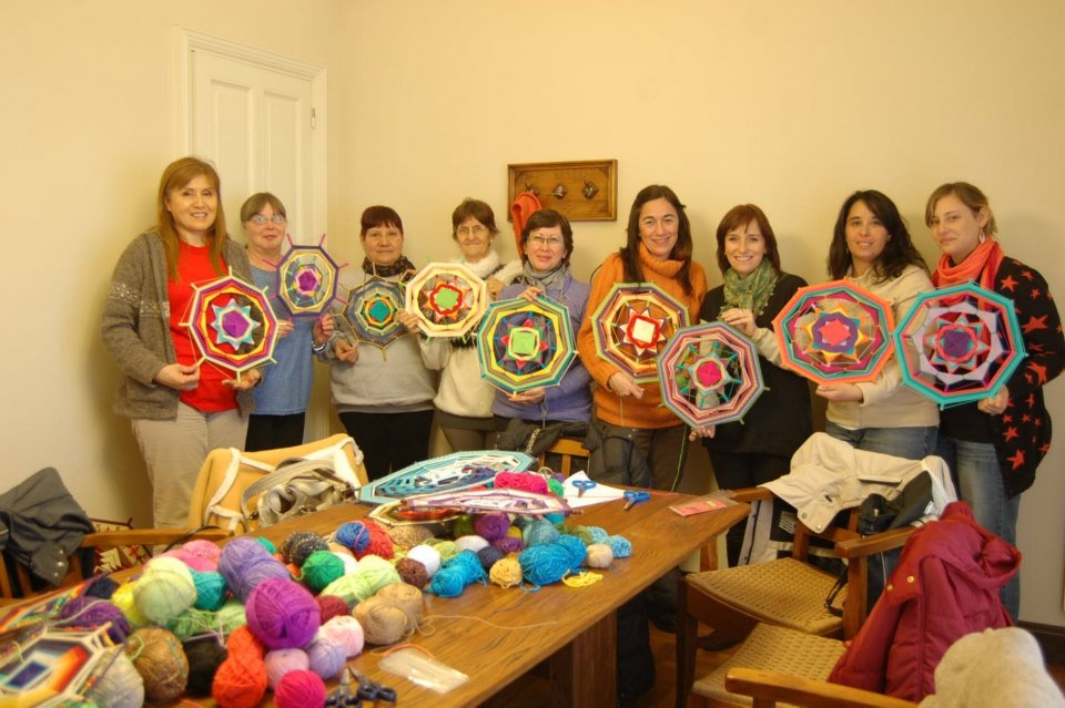 PANAMBI, MANDALAS TEJIDOS - TALLERES EN CHILE Y ARGENTINA