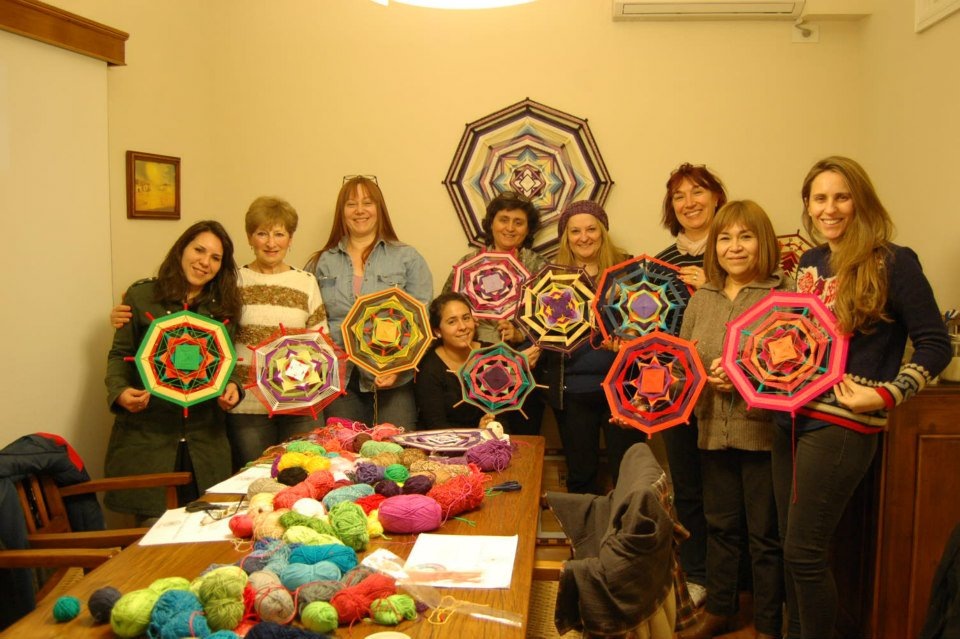 PANAMBI, MANDALAS TEJIDOS - TALLERES EN CHILE Y ARGENTINA