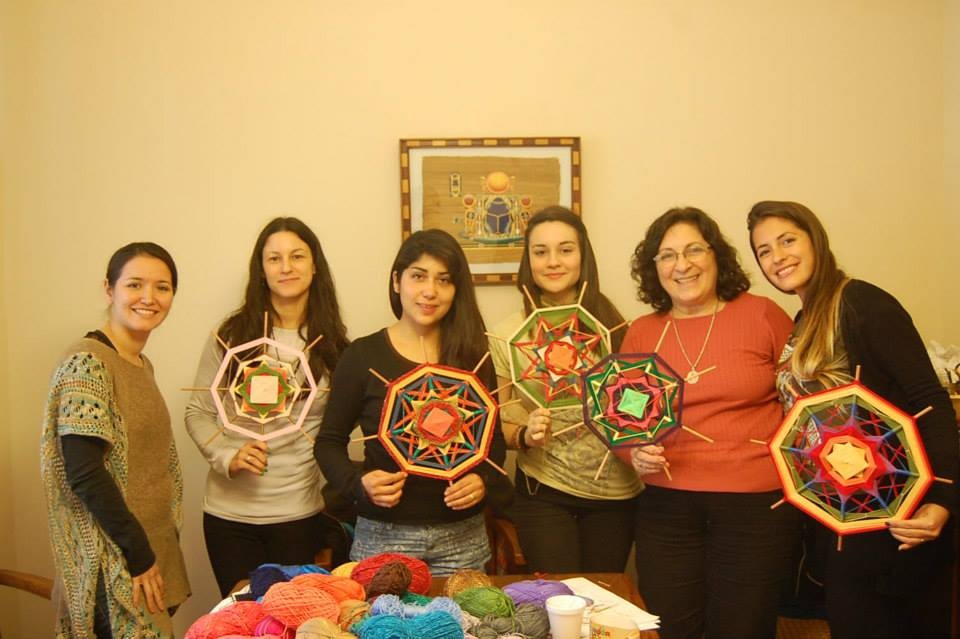 PANAMBI, MANDALAS TEJIDOS - TALLETALLERES EN CHILE Y ARGENTINARES EN CHILE Y ARGENTINA
