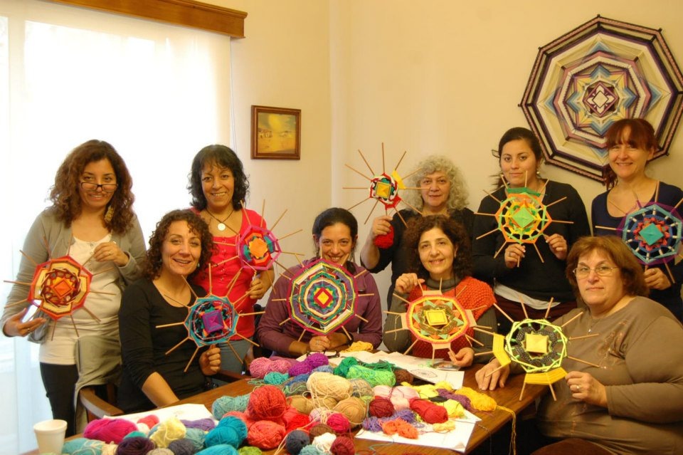 PANAMBI, MANDALAS TEJIDOS - TALLERES EN CHILE Y ARGENTINA