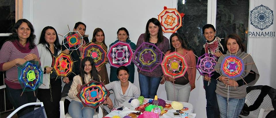 PANAMBI, MANDALAS TEJIDOS - TALLERES EN CHILE Y ARGENTINA