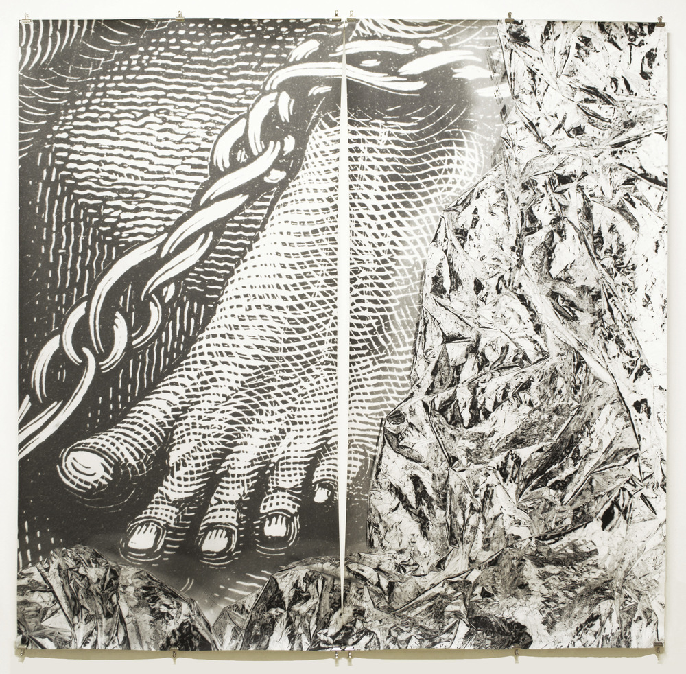 Pedro Wainer - Desentierros #3. Pie 207 x 215 cm. Exposición directa sobre gelatina de plata, copia única. (2017)