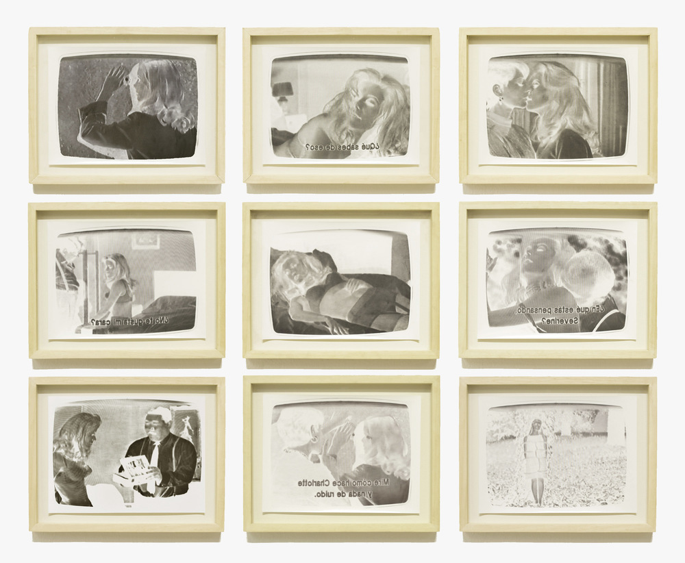 Pedro Wainer - Negativos de Belle de Jour (9) (U$D 2.200) 60 x 80 cm. Exposición directa sobre papel de bromuro. Originales, copias únicas. (2014)