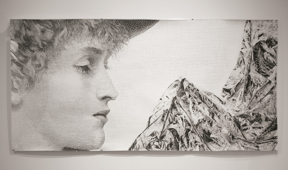 Pedro Wainer - Desentierros #4. Perfil 107 x 200 cm. Exposición directa sobre gelatina de plata, copia única. (2017)