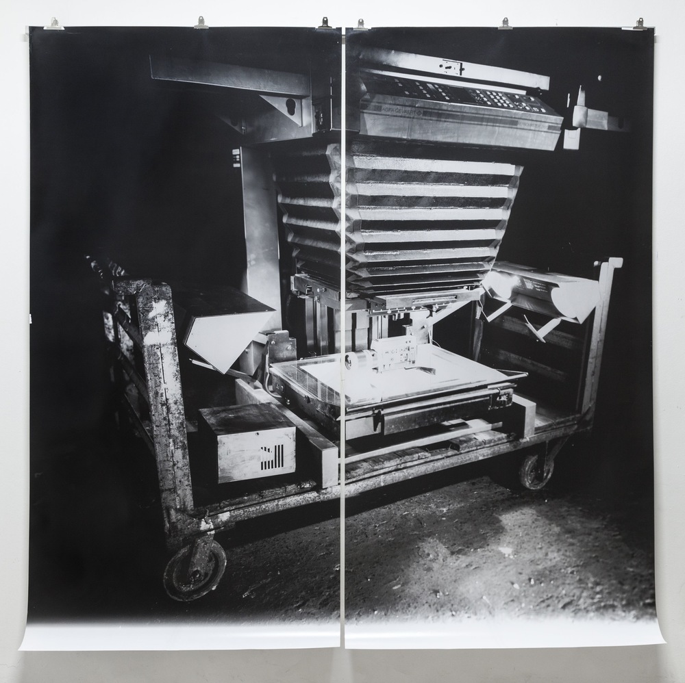Pedro Wainer - Repromaster 2100. 215 cm x 214 cm. Exposición directa sobre papel RC perla, impresión única. (2014)