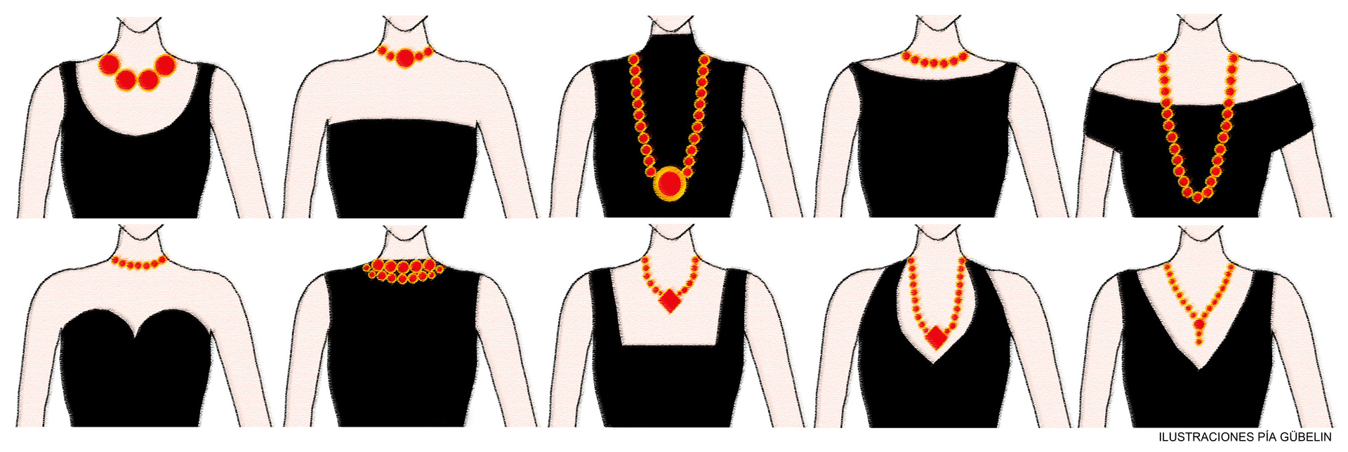 COLLARES Y ESCOTES